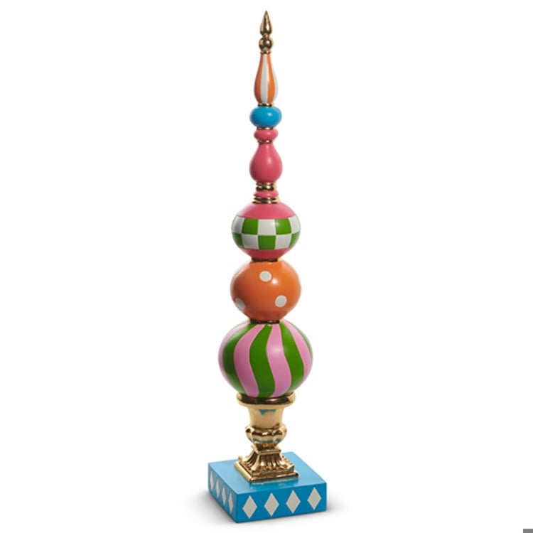 52" Multicolor Finial