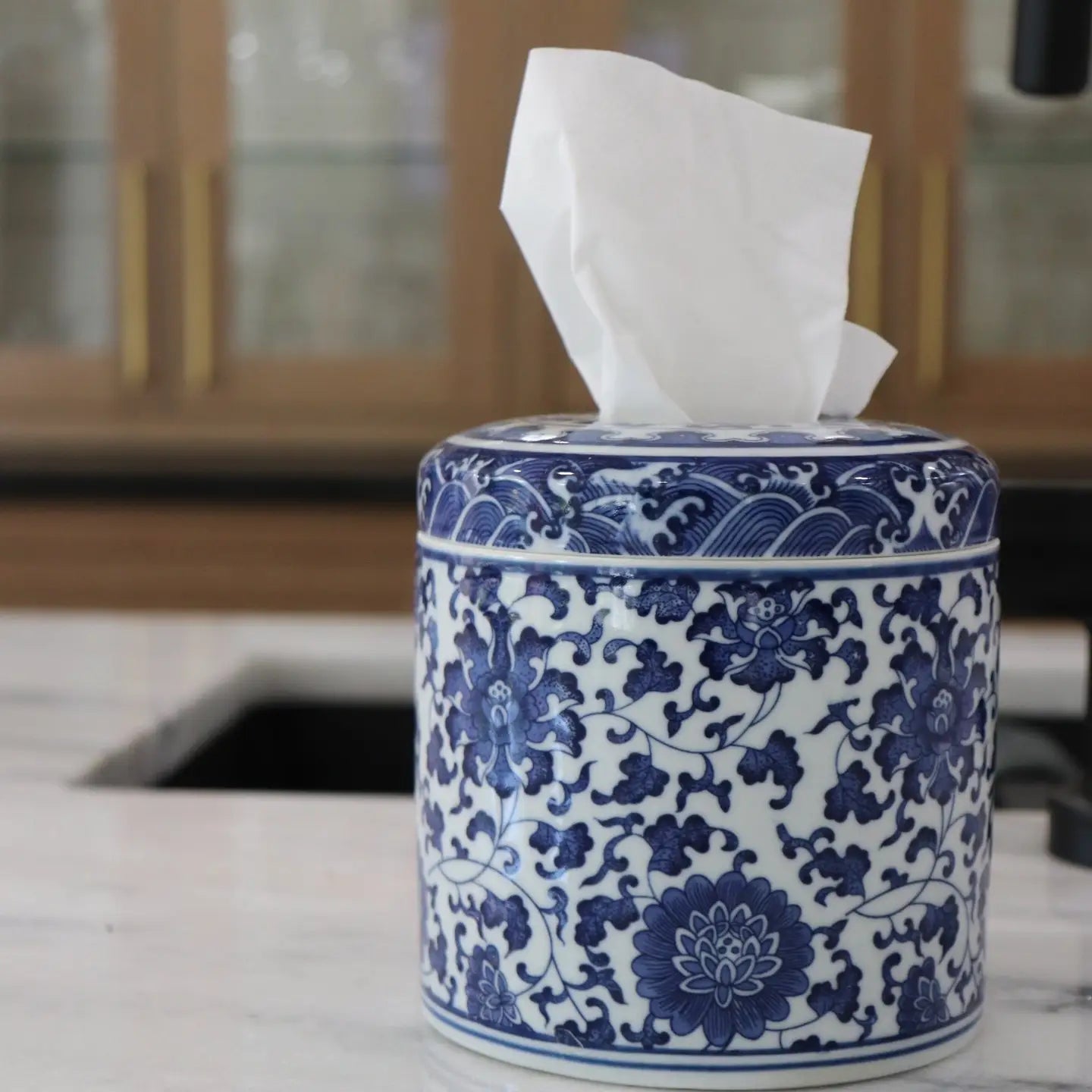 The Marlo Ceramic Tissue Box