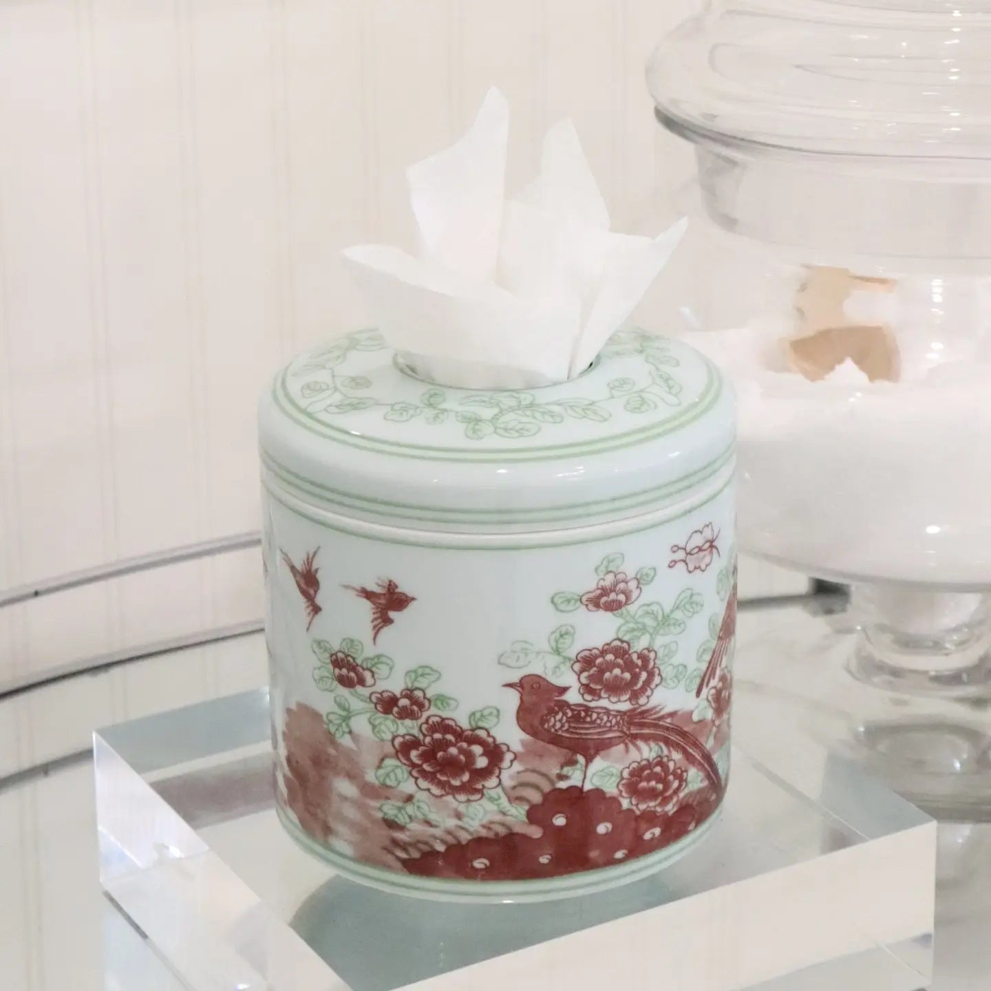 The Robin Ceramic Tissue Box