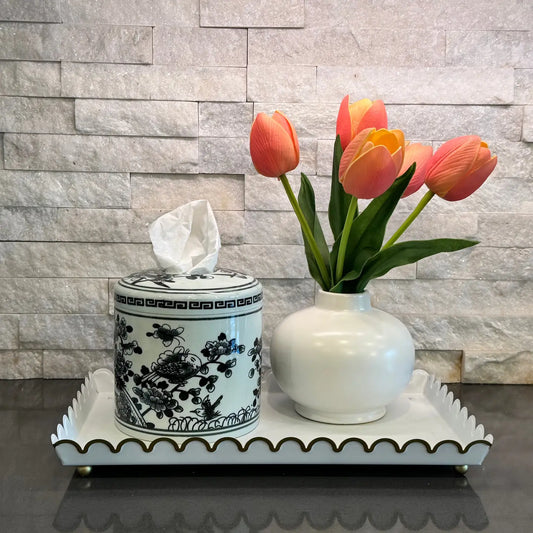 The Sylvie Ceramic Tissue Box