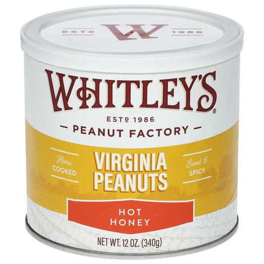 Whitley's Hot Honey Virginia Peanuts 12oz