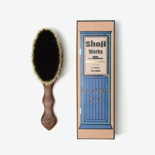 Walnut Wool Brush