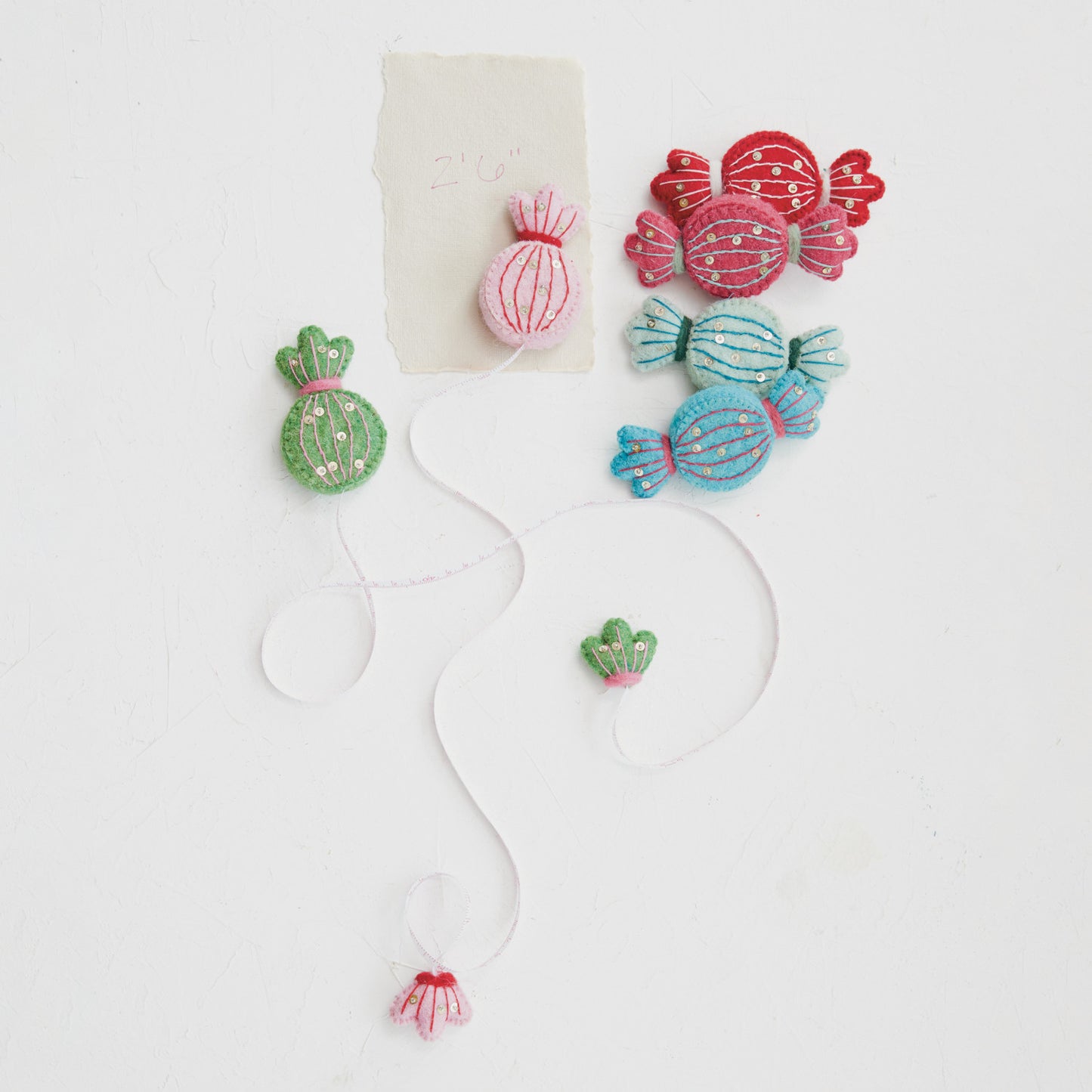 Wool Felt Candy Tape Measurers