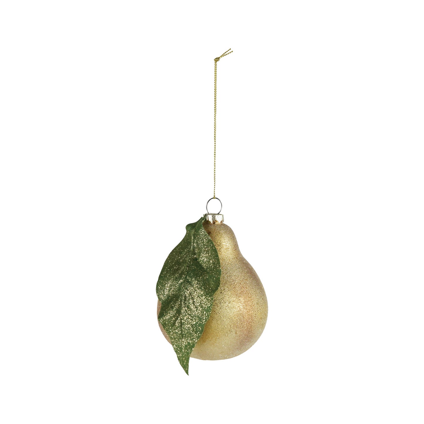 Glass Pear Ornament