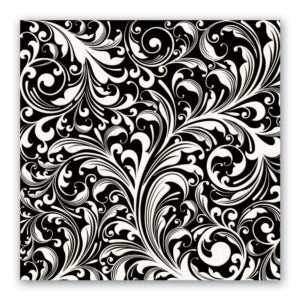 Michel Design Works Black Florentine Luncheon Napkins - The Laundry Evangelist