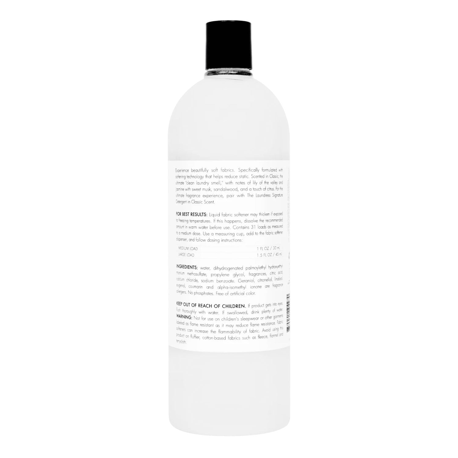 The Laundress Fabric Conditioner Classic Ingredients