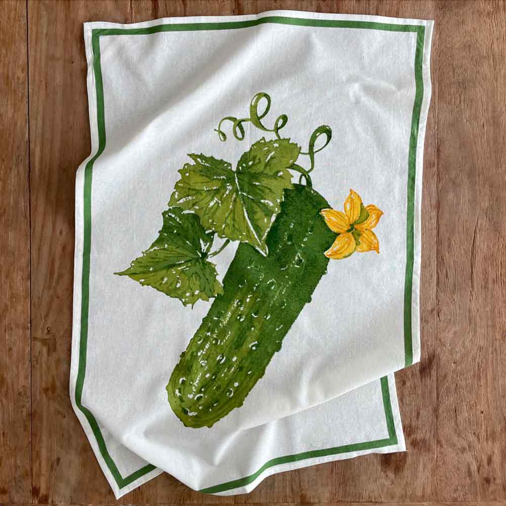 Pickling cucumber floursack towel