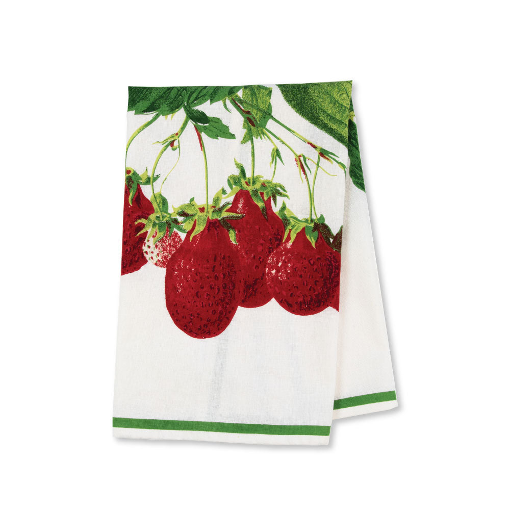 Strawberry towel folded